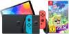 Nintendo Switch OLED Blau/Rot + Zelda: Echoes of Wisdom