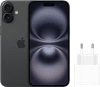 Apple iPhone 16 128GB Schwarz + Apple Schnellladegerät