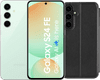 Samsung Galaxy S24 FE 256GB Green 5G + BlueBuilt Book Case Leather Black