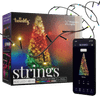 Twinkly Strings Christmas Lights White and Color 600 lights