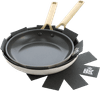 BK Sublime Frying Pan Set 24cm + 28cm Cream