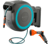 Gardena Wand-Schlauchbox PowerRoll XL P4A Set + Classic Multifunktionsbrause