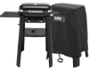 Weber Lumin Schwarz mit Untergestell + Weber Premium Abdeckung für Lumin mit Untergestell