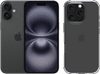 Apple iPhone 16 256GB Schwarz + BlueBuilt Protective Backcover Transparent