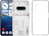 Nothing Phone (3a) 256GB White 5G + Just in Case Back Cover Transparent