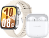Huawei Watch Fit 4 Silber/Weiß + Huawei FreeBuds SE 2 Weiß