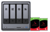 UGREEN NASync DXP4800 + Seagate IronWolf 8TB Doppelpack
