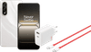 OnePlus Nord 5 256GB Weiß 5G + OnePlus SuperVOOC Ladegerät 80 W mit 2 Anschlüssen + USB-C-Kabel