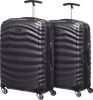 Samsonite Lite-Shock Spinner 55cm Duo Pack Black