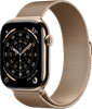Apple Watch Series 11 5G 46 mm Titan Gold Milanaise Armband S/M