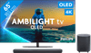 Philips Ambilight 65 inches OLED810 4K (2025) + JBL Bar 500 M2 Black