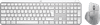 Logitech MX Master 4 Light Gray + Logitech MX Keys S for Mac QWERTZ White