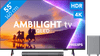 Philips Ambilight 55 Zoll PUS8500 QLED 4K (2025) + Philips TAB6100