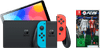 Nintendo Switch OLED Blau/Rot + EA Sports FC 26