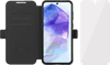 BlueBuilt Samsung Galaxy A56 Book Case Schwarz + Panzerglas