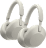 Sony WH-1000XM5 Doppelpack Silber