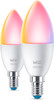 WiZ Candle Light - White and Colored Light - E14 - 2-pack