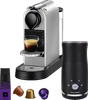 Krups Nespresso Citiz XN741B Silber + Pierre Milchaufschäumer