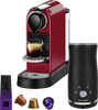 Krups Nespresso Citiz XN7415 Cherry Red + Pierre Milchaufschäumer