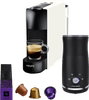Krups Nespresso Essenza Mini XN1101 Weiß + Pierre Milchaufschäumer