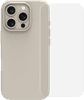 BlueBuilt Backcover iPhone 16 Pro Beige + Panzerglas