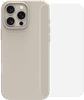 BlueBuilt Backcover iPhone 16 Pro Max Beige + Panzerglas