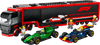 LEGO City F1 Transporter mit RB20 und AMR24 F1 Rennautos 60445