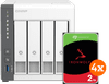 QNAP TS-433-4G + Seagate Ironwolf 2 TB 4er-Pack