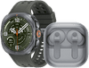 Samsung Galaxy Watch Ultra 2 5G Titanium Silver/Green 47mm + Samsung Galaxy Buds4 Pro White