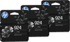 HP 924 Patrone Schwarz 3er-Pack