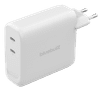 BlueBuilt 140-Watt-GaN-Ladegerät mit 2 USB-C-Ports Weiß