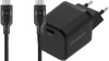 BlueBuilt Power-Delivery-Ladegerät 30 W + USB-C-Kabel 3 m Nylon Schwarz
