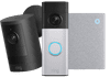 Ring Outdoor Camera Akku 2. Generation Schwarz + Battery Video Doorbell 2K Plus + Chime 3. Generation