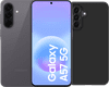 Samsung Galaxy A57 128GB Grau 5G Enterprise Edition + BlueBuilt Backcover Schwarz