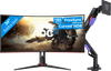 AOC CU34G2XP/BK + Vortech Monitorhalterung mit Gasfeder