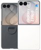 Samsung Galaxy Z Flip8 512GB Weiß 5G + Backcover aus Silikon mit Magnet Schwarz