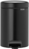 Brabantia NewIcon Pedal Trash Can 3L Matte Black