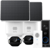 eufy SoloCam E42 Doppelpack + Video Doorbell E340 + Chime