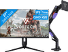 Vortech Pro 27 inches Quad HD + Vortech Monitor Arm with Gas Spring