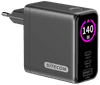 Sitecom 140 W GaN Ladegerät mit LED-Display