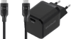 BlueBuilt Power-Delivery-Ladegerät 45 W + USB-C-Kabel 3 m Nylon Schwarz