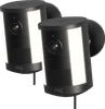 Ring Spotlight Camera 2. Generation Stecker Schwarz Doppelpack