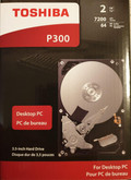 Toshiba P300 HDWD120EZSTA 2TB (Image 1 of 3)
