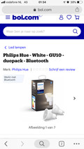 Philips Hue White GU10 Bluetooth Duo Pack (Image 3 of 3)