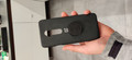 OnePlus 7T Pro Sandstone Protective Case Back Cover Black (Image 1 of 1)