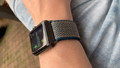 Apple Watch 42/44/45 mm Nylon Sport Loop Nike Uhrenarmband Schwarz (Bild 1 von 2)