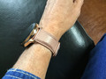 Samsung Galaxy Watch Active 2 Leather Strap Brown (Image 2 of 2)