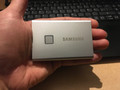 Samsung T7 Touch Portable SSD 2TB Silver (Image 1 of 1)