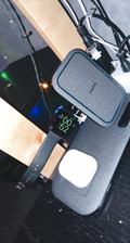Mophie 3-in-1 Kabelloses Ladegerät 15 W mit Ständer und Halterung für Apple Watch Ladegerät (Bild 1 von 1)