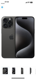 Apple iPhone 15 Pro Max 256GB Titan Schwarz (Bild 1 von 1)
